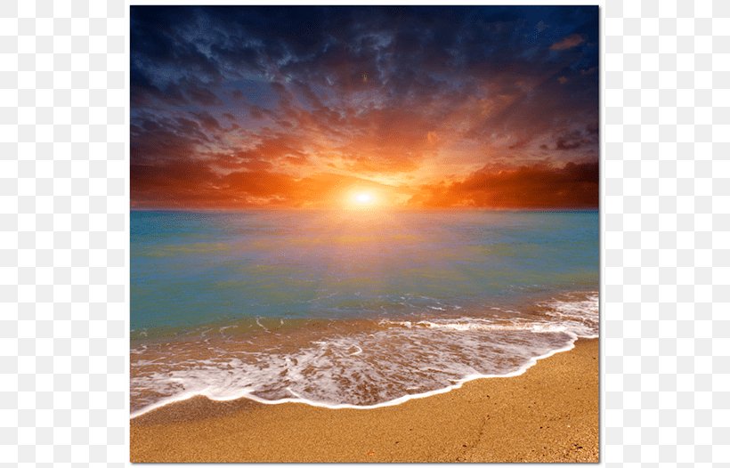 Sunset Stock Photography Sea Fototapet, PNG, 635x526px, Sunset, Calm, Canvas, Coast, Dawn Download Free