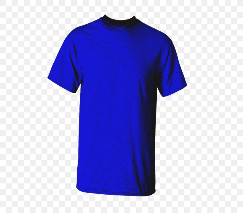 T-shirt Cobalt Blue Sleeve, PNG, 717x720px, Tshirt, Active Shirt, Blue, Cobalt, Cobalt Blue Download Free