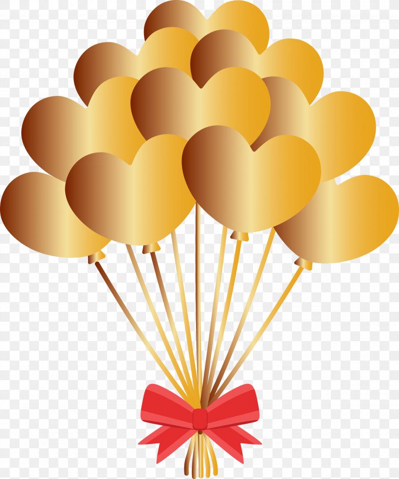 Balloon, PNG, 2501x3000px, Balloon, Heart, Yellow Download Free