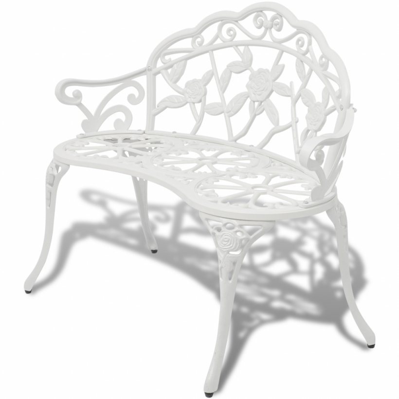Bench Garden Furniture Patio Chair, PNG, 1024x1024px, Bench, Aluminium, Black And White, Cast Iron, Chair Download Free