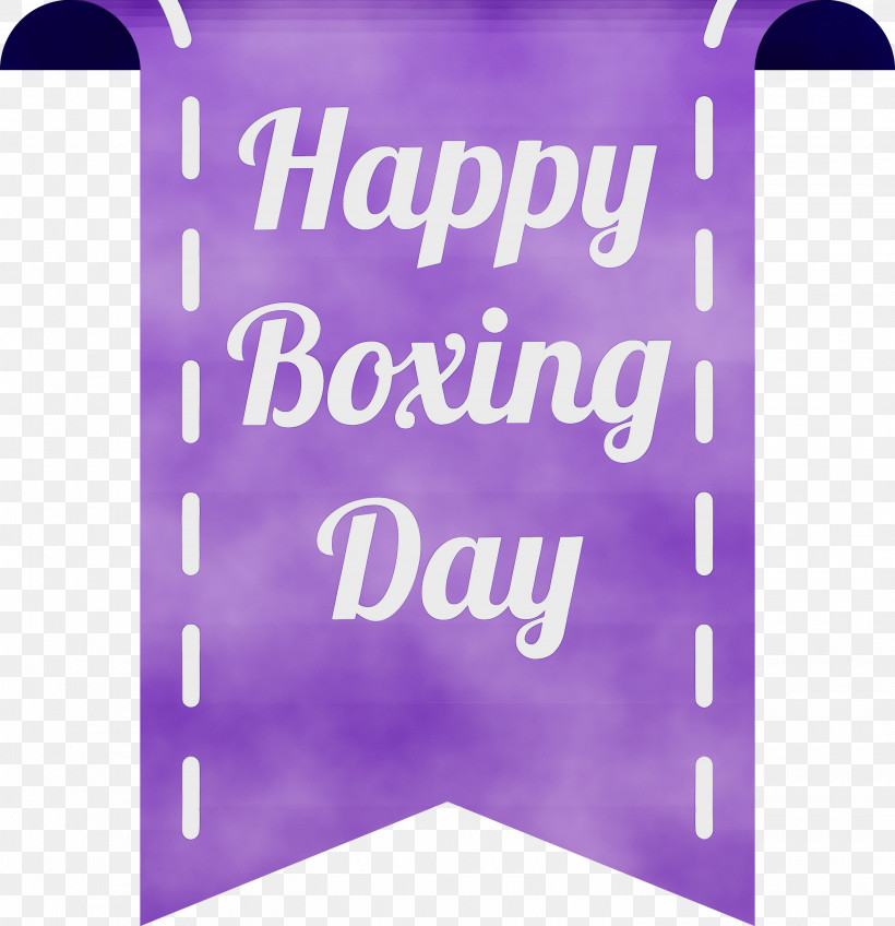 Violet Text Purple Font Magenta, PNG, 2900x3000px, Happy Boxing Day, Boxing Day, Magenta, Paint, Purple Download Free