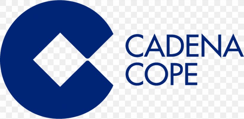 Logo Cadena COPE Organization Brand Radio Station, PNG, 2909x1427px, Logo, Area, Blue, Brand, Cadena Cope Download Free