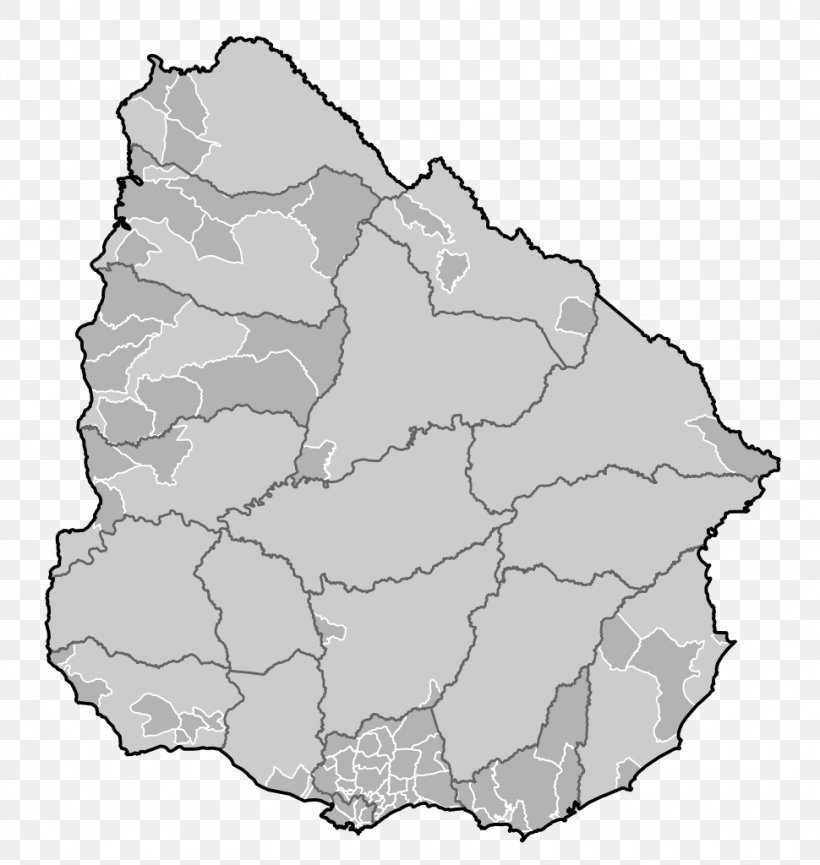Municipalities Of Uruguay Map Municipality Wikipedia, PNG, 970x1024px, Uruguay, Area, Atlas, Black And White, Encyclopedia Download Free