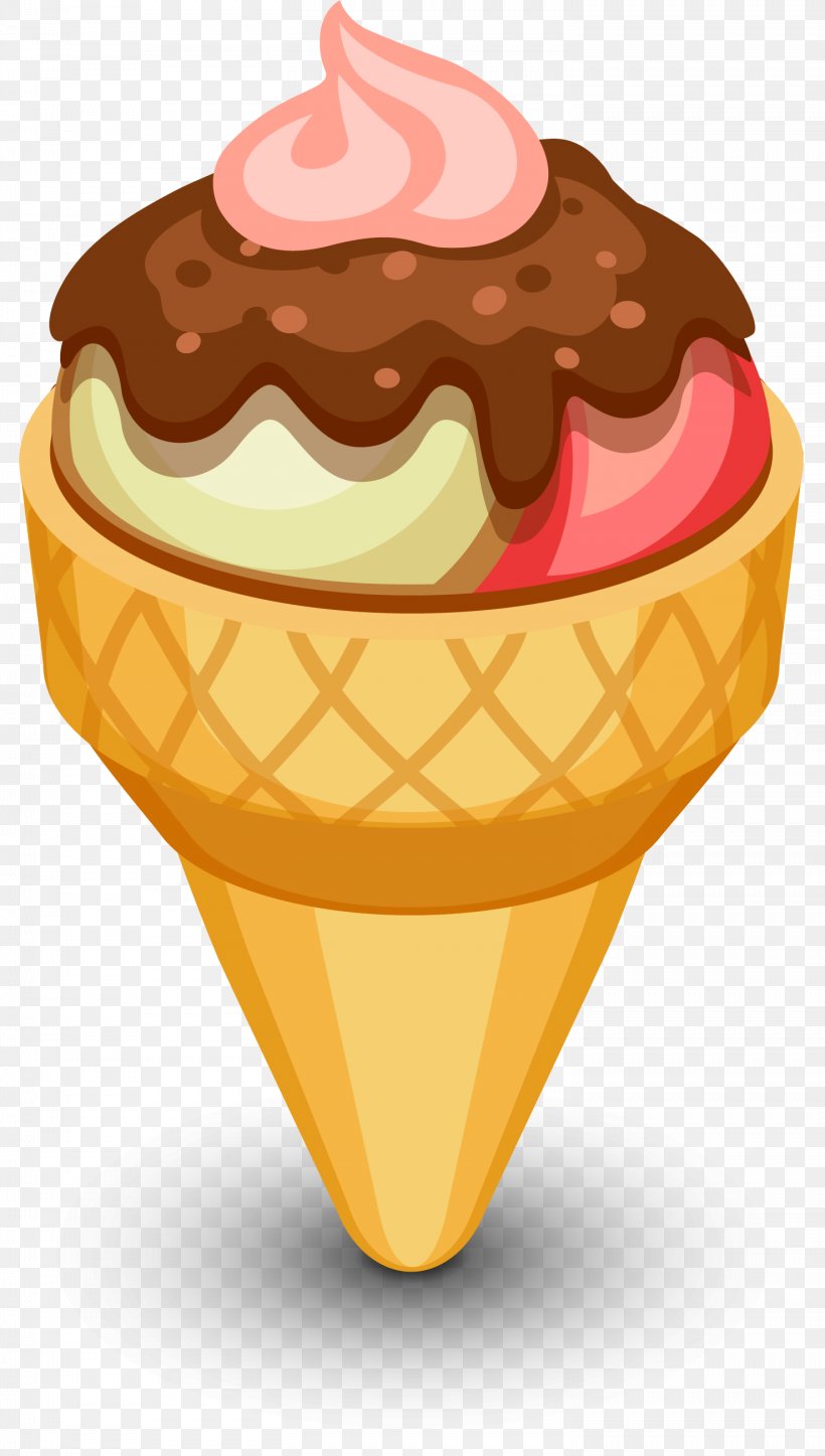 Ice Cream Sundae Computer File, PNG, 1476x2605px, Ice Cream, Chocolate Ice Cream, Cream, Dairy Product, Designer Download Free