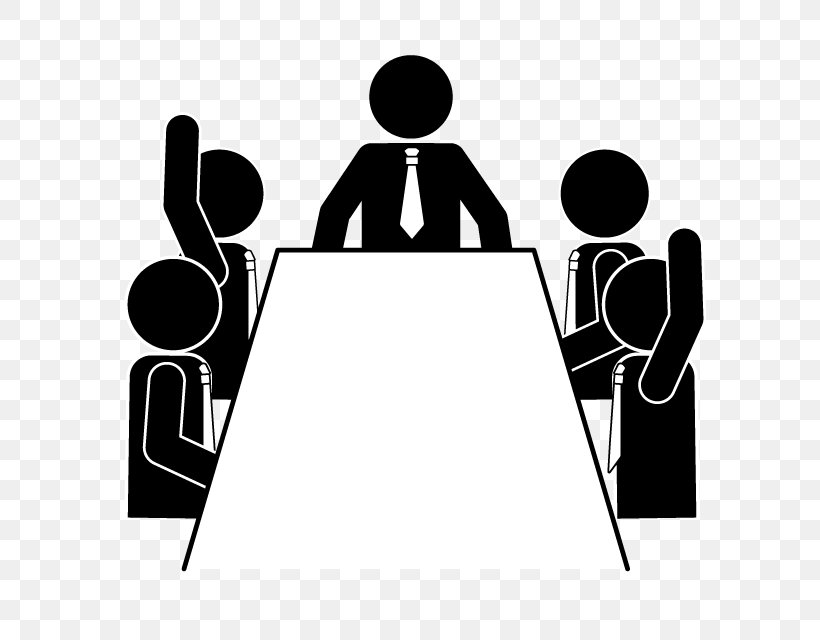 Meeting Clip Art, PNG, 640x640px, Meeting, Area, Black, Black And White, Blog Download Free