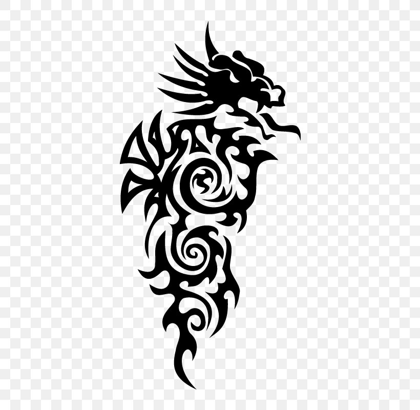 Tattoo Dragon Clip Art, PNG, 800x800px, Tattoo, Art, Black, Black And White, Blackandgray Download Free