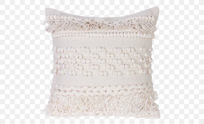 Cushion Throw Pillows Boho-chic Cream, PNG, 500x500px, Cushion, Bean Bag Chairs, Bohemian Style, Bohemianism, Bohochic Download Free