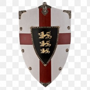 Lion Shield - Heater Shield Monarch Of England House Of Plantagenet PNG