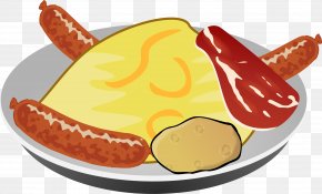 Bacon - Mashed Potato Breakfast Sausage Bangers And Mash Pizza PNG