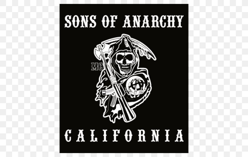 Logo Label Sons Of Anarchy Reaper Blanket Soft Plush Thick Font Brand, PNG, 518x518px, Logo, Anatomy, Area, Black, Black And White Download Free