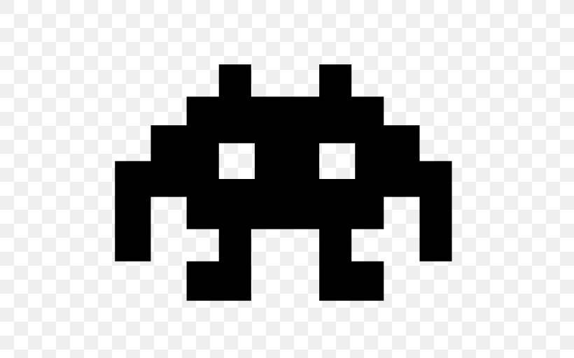 Space Invaders Pixel Art Extraterrestrial Life Minecraft, PNG, 512x512px, 3d Computer Graphics, Space Invaders, Black, Black And White, Brand Download Free