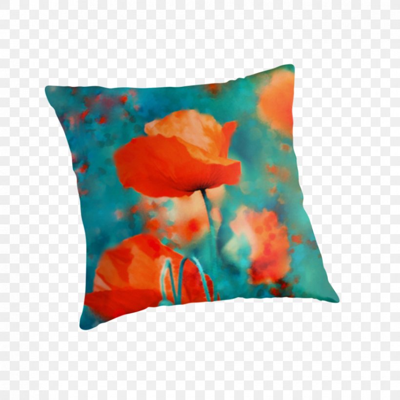 Throw Pillows Cushion Poppy Gallery Wrap, PNG, 875x875px, Throw Pillows, Art, Canvas, Cushion, Flower Download Free