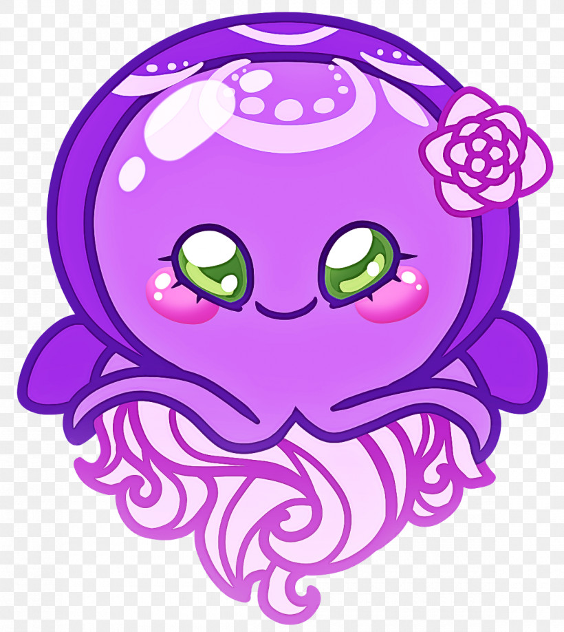 Violet Purple Octopus Cartoon Magenta, PNG, 1160x1300px, Violet, Cartoon, Magenta, Octopus, Purple Download Free