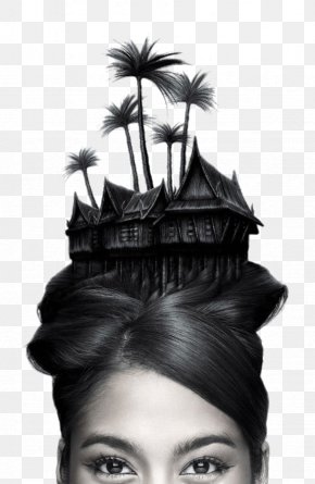House Creative Hair On - Hairstyle Hair Transplantation Advertising Hair Jewellery PNG