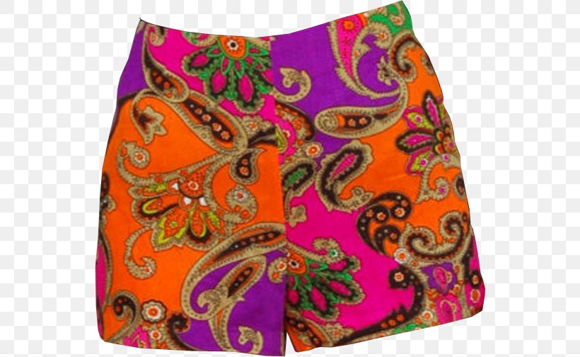 Visual Arts Paisley Shorts, PNG, 552x504px, Art, Art Museum, Fashion, Khaki, Magenta Download Free