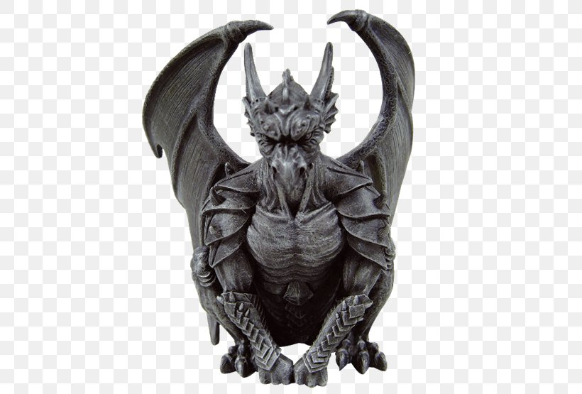 Gargoyle Statue Sculpture The Thinker Gothic Art, PNG, 555x555px, Gargoyle, Action Figure, Art, Collectable, Dragon Download Free
