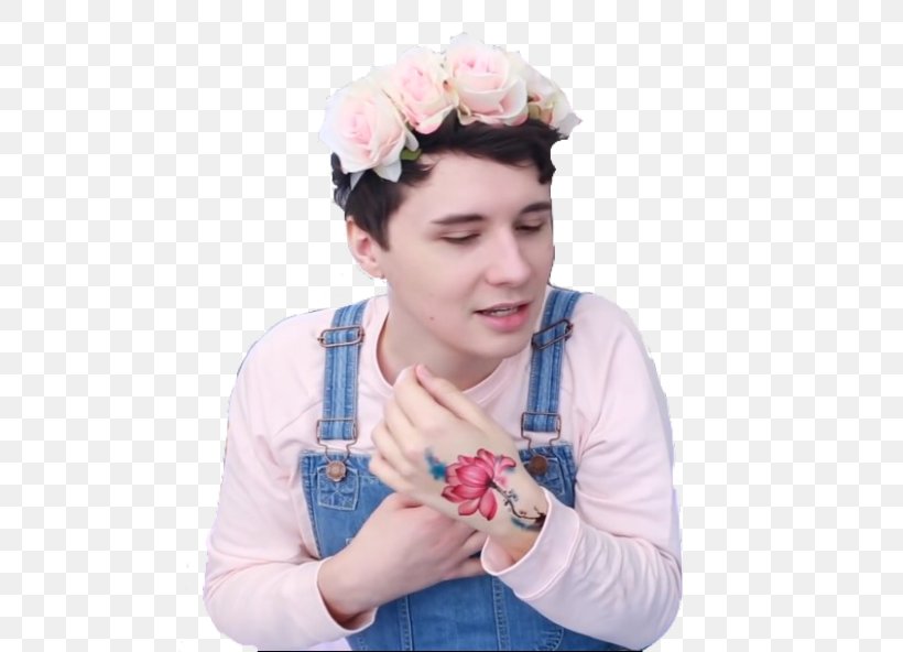 Headpiece Dan And Phil Flower Crop Top Screenshot, PNG, 500x592px, Headpiece, Amino, Crop Top, Dan And Phil, Fashion Accessory Download Free