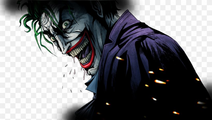 Joker Batman Commissioner Gordon Man-Bat Comic Book, PNG, 1024x581px, Watercolor, Cartoon, Flower, Frame, Heart Download Free