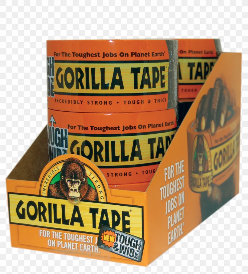 Adhesive Tape Gorilla Glue Gorilla Tape Silver, PNG, 1752x1936px, Adhesive Tape, Box, Carton, Diy Store, Gorilla Glue Download Free