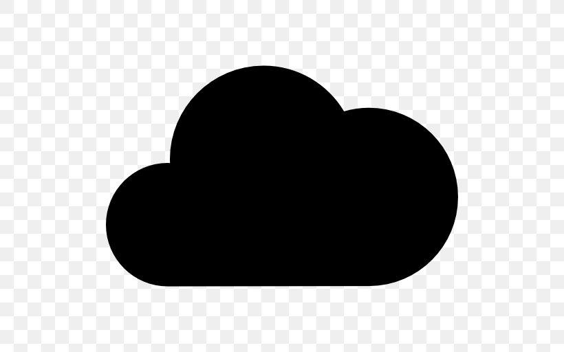 Cloud Computing Clip Art, PNG, 512x512px, Cloud Computing, Black, Black And White, Cloud Storage, Heart Download Free