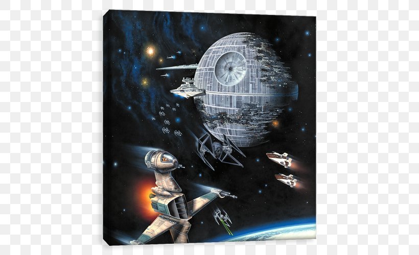 Death Star Star Wars Poster Art Film, PNG, 500x500px, Death Star, Art, Canvas Print, Film, Film Poster Download Free