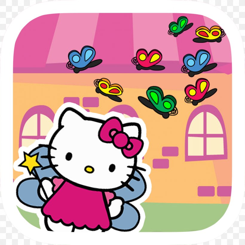 Tap Jump Kitty Hello Kitty Cartoon Clip Art, PNG, 1024x1024px, Hello Kitty, Area, Art, Artwork, Cartoon Download Free