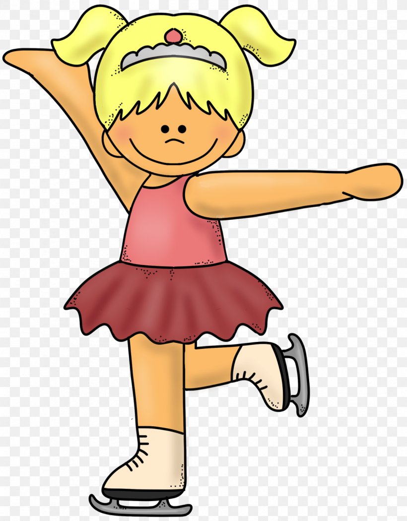 animated figure skating clipart