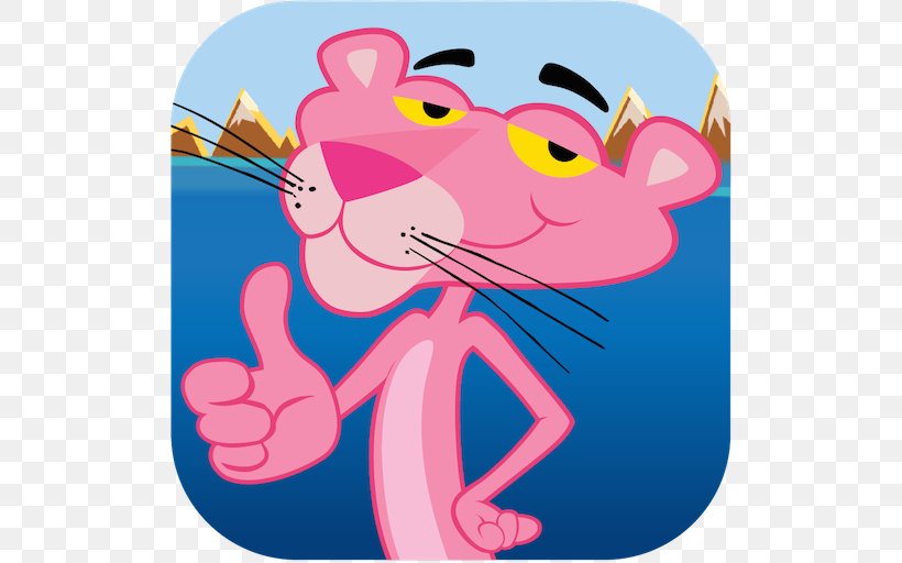 YouTube The Pink Panther Film Myket, PNG, 512x512px, Watercolor, Cartoon, Flower, Frame, Heart Download Free