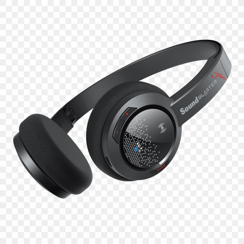 Creative Sound Blaster JAM Creative Labs Headphones Audio Xbox 360 Wireless Headset, PNG, 1000x1000px, Creative Labs, Audio, Audio Equipment, Bluetooth, Electronic Device Download Free