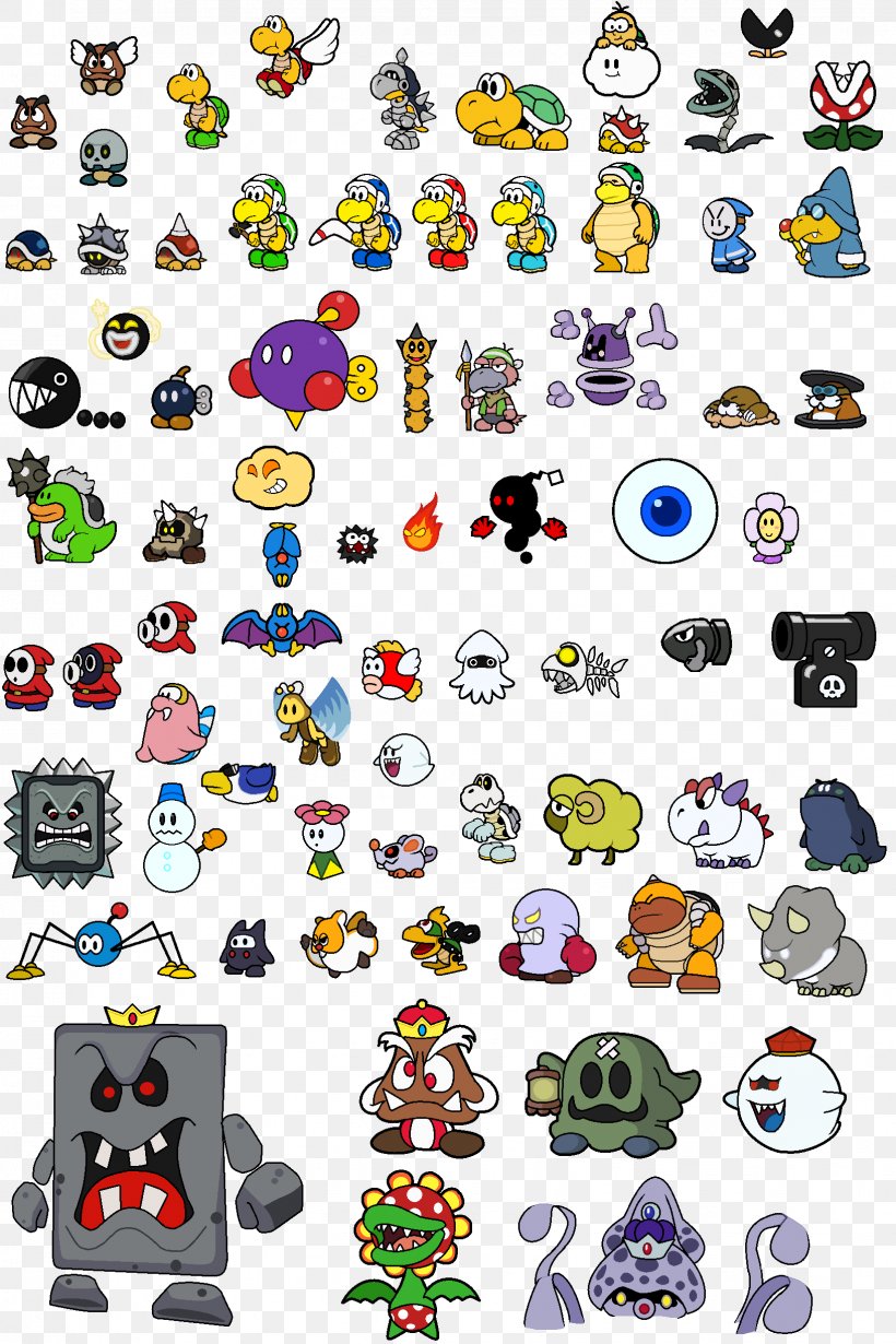 Super Mario Bros. Super Paper Mario Paper Mario: Sticker Star Toad, PNG, 1634x2452px, Super Mario Bros, Boos, Bowser, Cartoon, Emoticon Download Free
