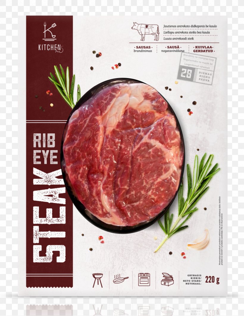 Bresaola Rib Eye Steak Beefsteak Salami Ham, PNG, 834x1080px, Watercolor, Cartoon, Flower, Frame, Heart Download Free