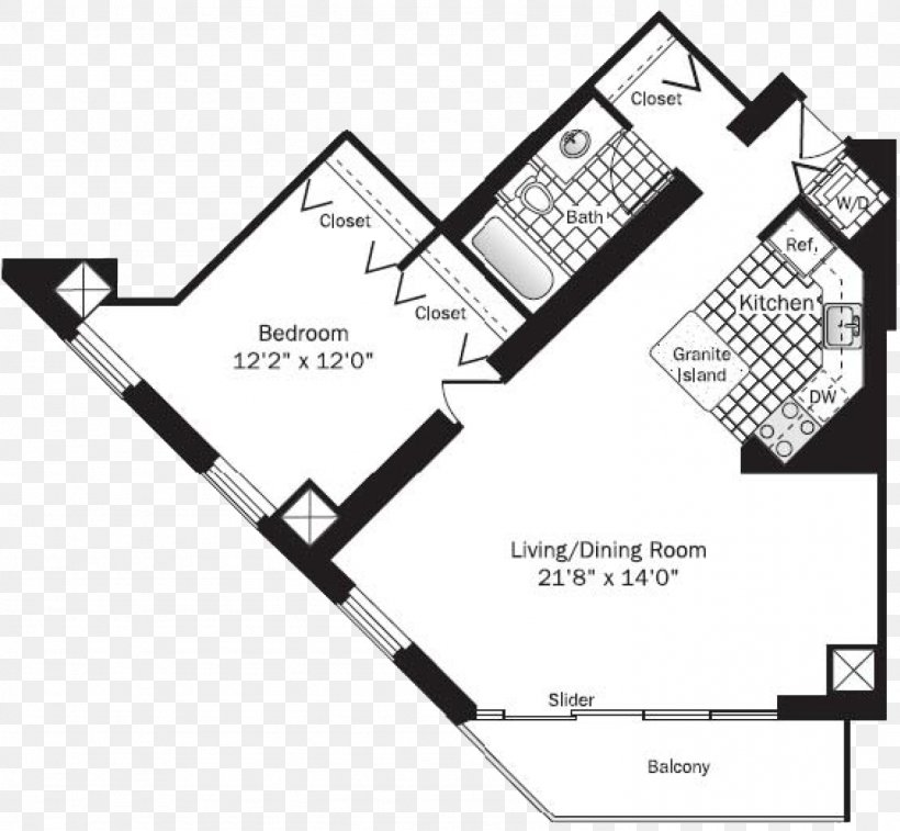 Grand Plaza I Floor Plan Studio Apartment Business, PNG, 1486x1373px, Floor Plan, Apartment, Area, Bed, Black And White Download Free