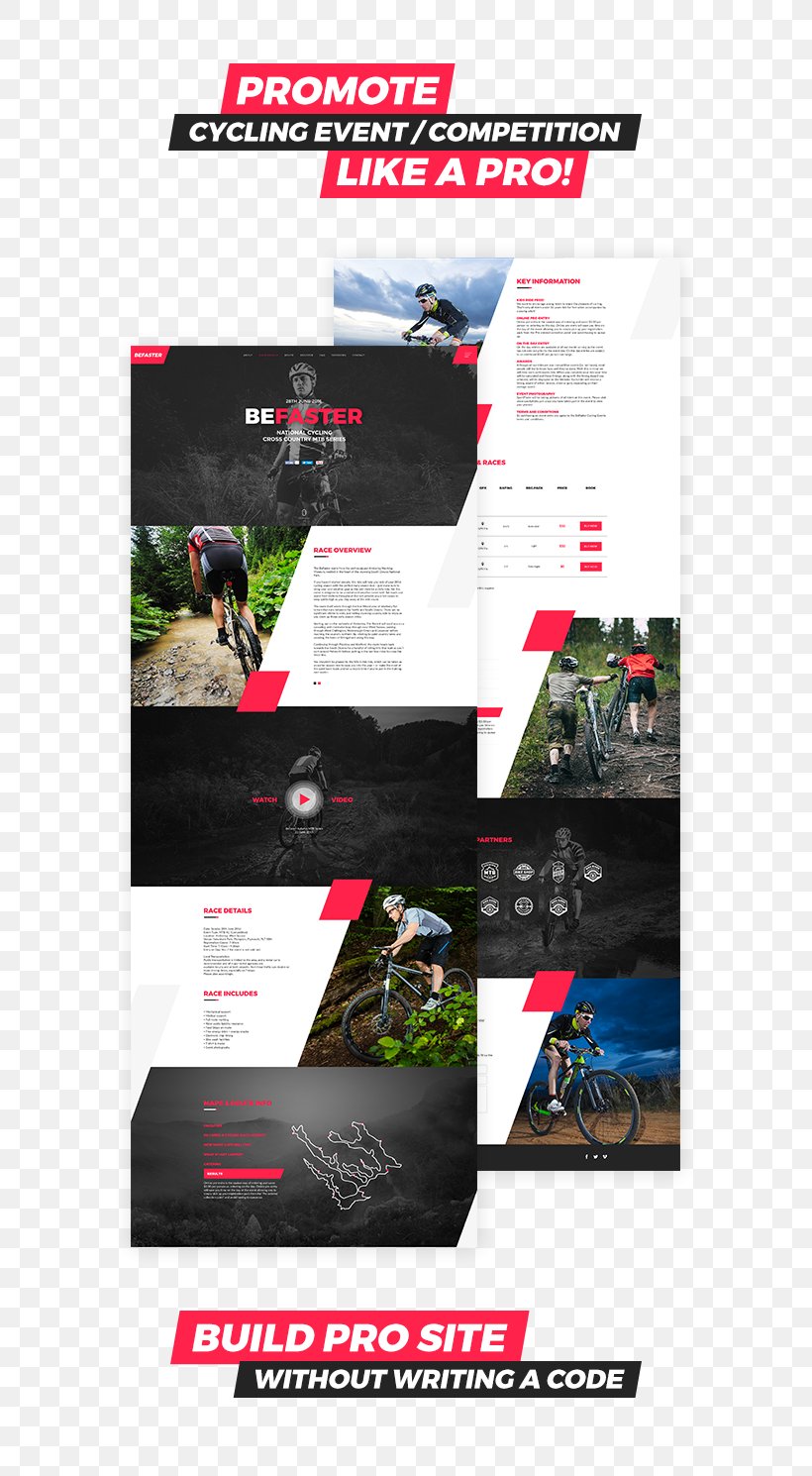 Cycling Sports Mountain Biking Cyclo-cross BMX, PNG, 616x1490px, Cycling, Advertising, Automotive Design, Bicycle, Bmx Download Free