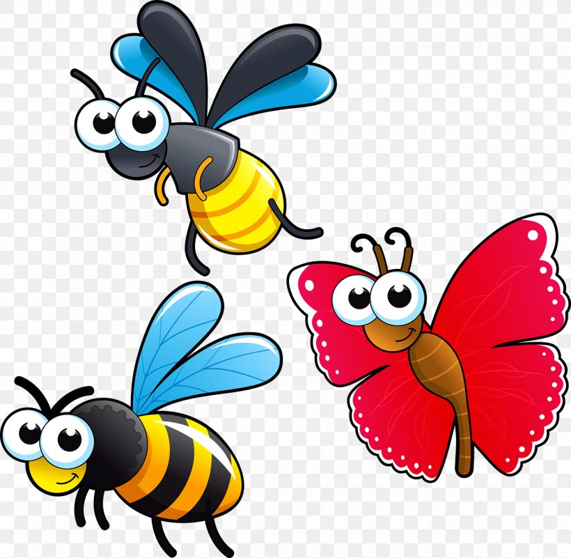 Insect Cartoon Drawing Clip Art, PNG, 1300x1270px, Insect, Art, Artwork, Butterfly, Cartoon Download Free