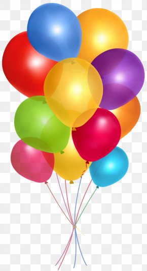 Transparent Multicolor Balloons Clipart Picture - Balloon Clip Art PNG