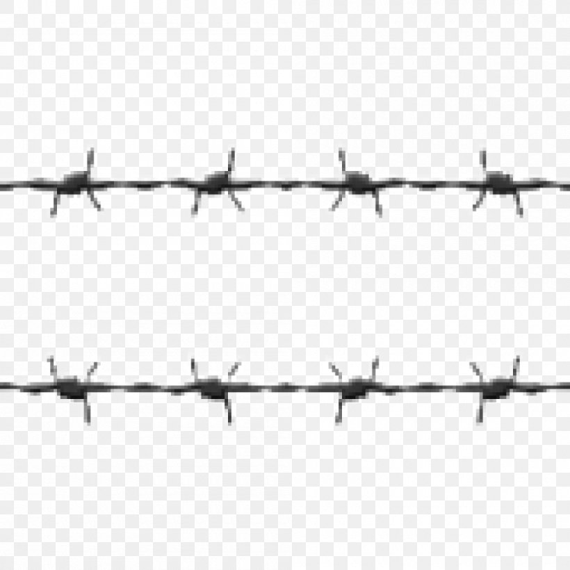 Barbed Wire Image Drawing, PNG, 1000x1000px, Barbed Wire, Barricade, Drawing, Fence, Length Download Free