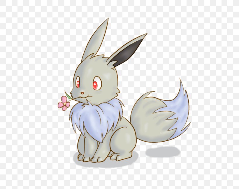 Eevee Pokémon X And Y Sylveon Glaceon, PNG, 600x650px, Eevee, Domestic Rabbit, Easter Bunny, Espeon, Evolution Download Free