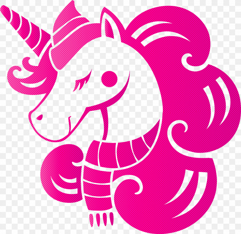 Unicorn, PNG, 3000x2910px, Unicorn, Animal Figure, Cartoon, Circle, Line Download Free