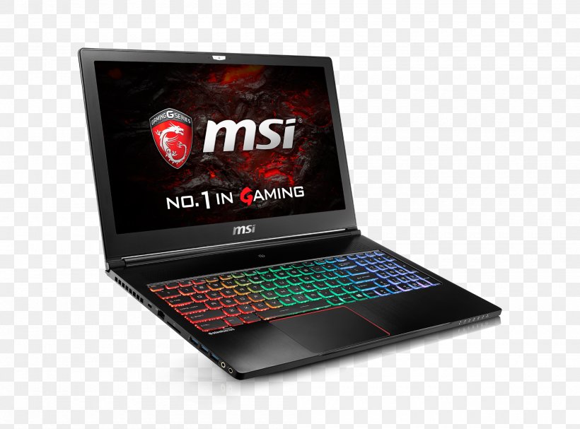 Laptop MSI GS63 Stealth Pro Micro-Star International Computer, PNG, 2000x1481px, Laptop, Computer, Electronic Device, Geforce, Intel Core Download Free