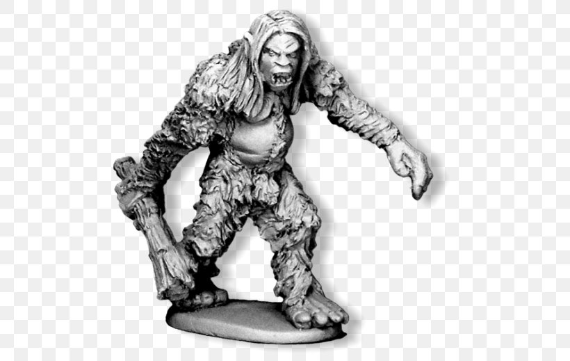 Giant Troll Trolls Cave Legendary Creature, PNG, 498x519px, Troll, Action Figure, Black And White, Cave, City Download Free