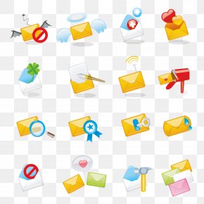 Multiple Envelopes Flag Collection - Mail Icon PNG
