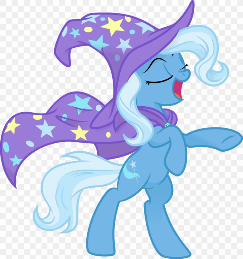 Trixie My Little Pony: Friendship Is Magic Fandom Twilight Sparkle DeviantArt, PNG, 865x923px, Trixie, Animal Figure, Art, Azure, Cartoon Download Free