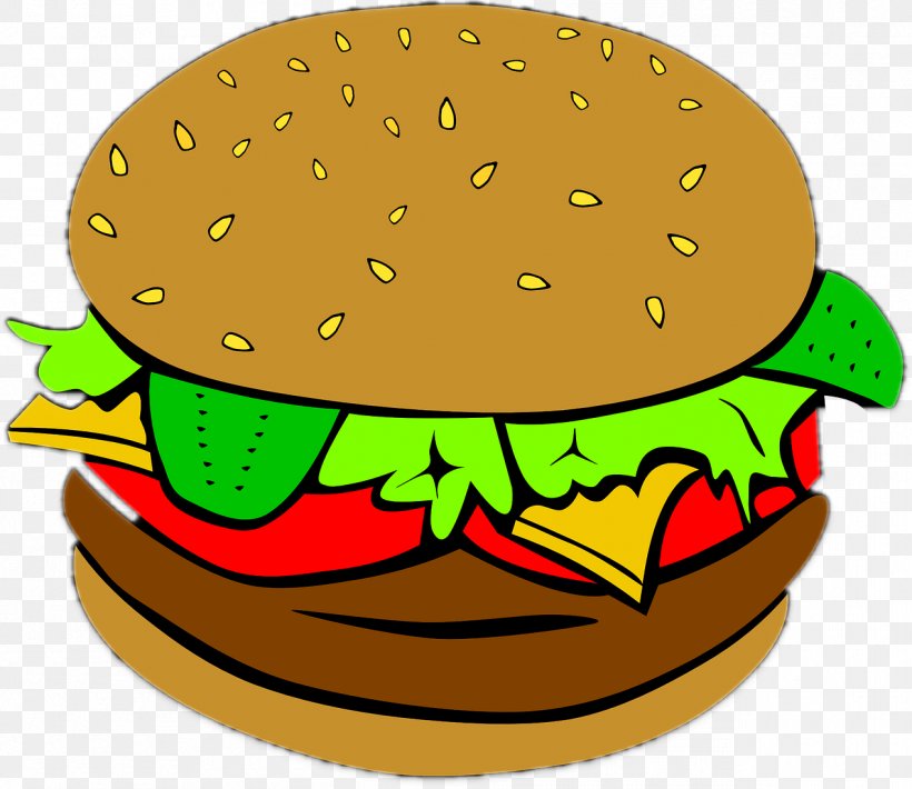 Hamburger Breakfast Junk Food Clip Art, PNG, 1268x1099px, Watercolor, Cartoon, Flower, Frame, Heart Download Free