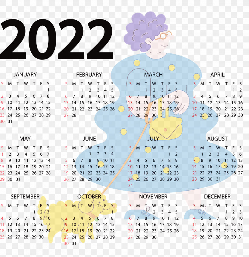 Calendar System 2022 Calendar Year Annual Calendar Week, PNG, 2904x3000px, Watercolor, Annual Calendar, Calendar, Calendar System, Calendar Year Download Free