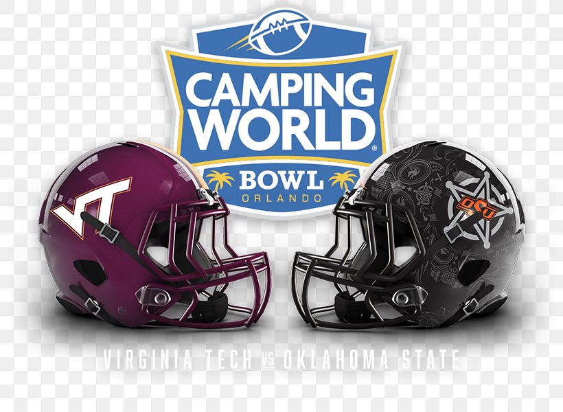 Virginia Tech Hokies Football Camping World Stadium Oklahoma State Cowboys Football 2017–18 NCAA Football Bowl Games AFC–NFC Pro Bowl, PNG, 800x600px, Virginia Tech Hokies Football, Afcnfc Pro Bowl, American Football, Baseball Equipm, Bicycle Helmet Download Free