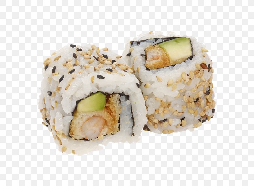 California Roll Japanese Cuisine Sushi Makizushi Gimbap, PNG, 600x600px, California Roll, Asian Food, Comfort Food, Cuisine, Dish Download Free
