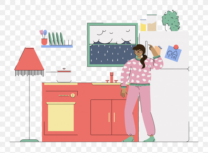 Kitchen Kitchen Background, PNG, 2500x1842px, Kitchen, Behavior, Cartoon, Geometry, Human Download Free