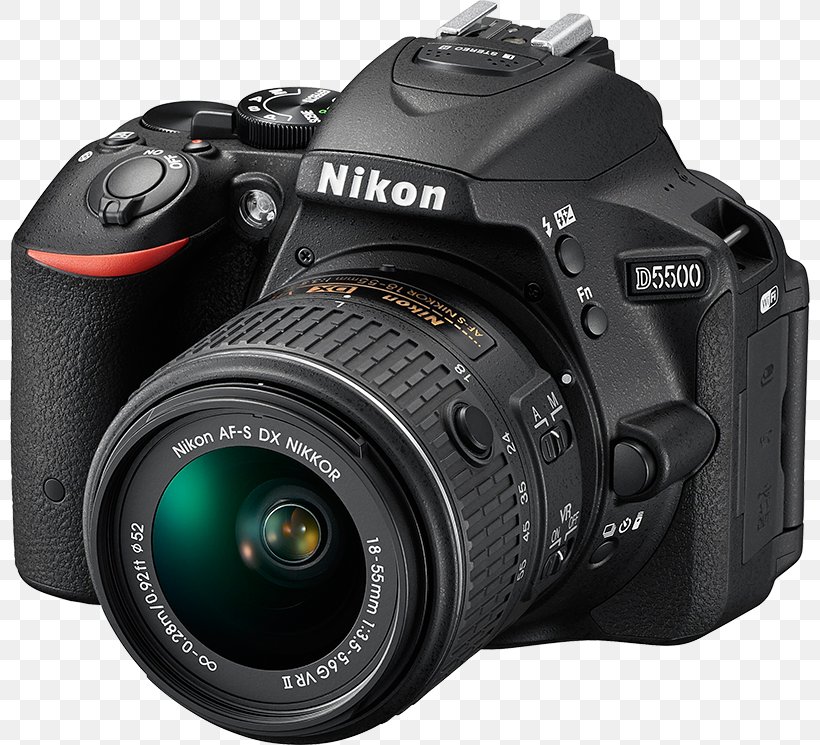 Nikon D5500 Digital SLR Nikon DX Format Nikon D5300 Camera, PNG, 800x745px, Nikon D5500, Autofocus, Camera, Camera Lens, Cameras Optics Download Free