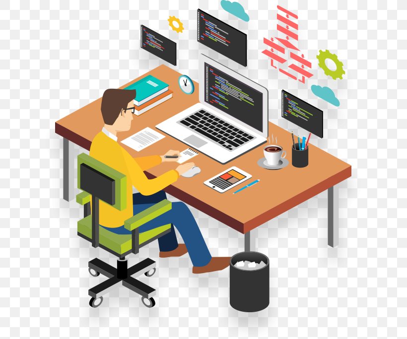 Computer Desk Laptop Business, PNG, 645x684px, Computer Desk, Business, Businessperson, Communication, Computer Download Free