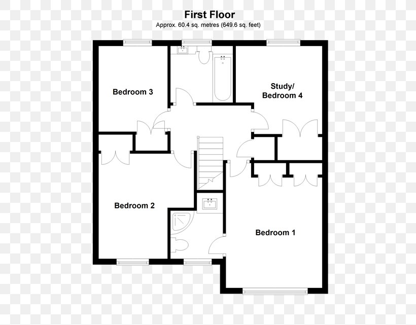 Floor Plan Marylebone Chellaston House Ashington, PNG, 520x641px, Floor Plan, Area, Ashington, Bedroom, Black And White Download Free